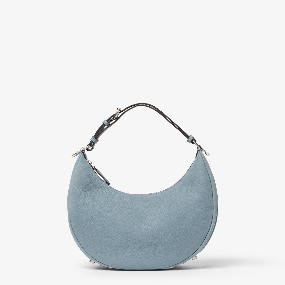 FENDI Fendigraphy Small Mercury blue nubuck Cuoio Romano leather bag - Image 1